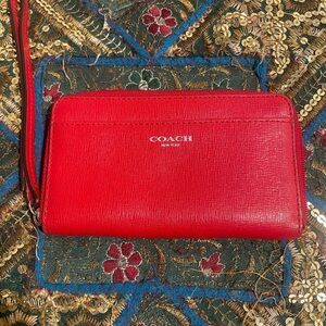 Coach Vibrant Red Women's Wallet